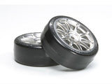RC SPOKED WHEEL W/ SD TIRES DRIFT 24MM