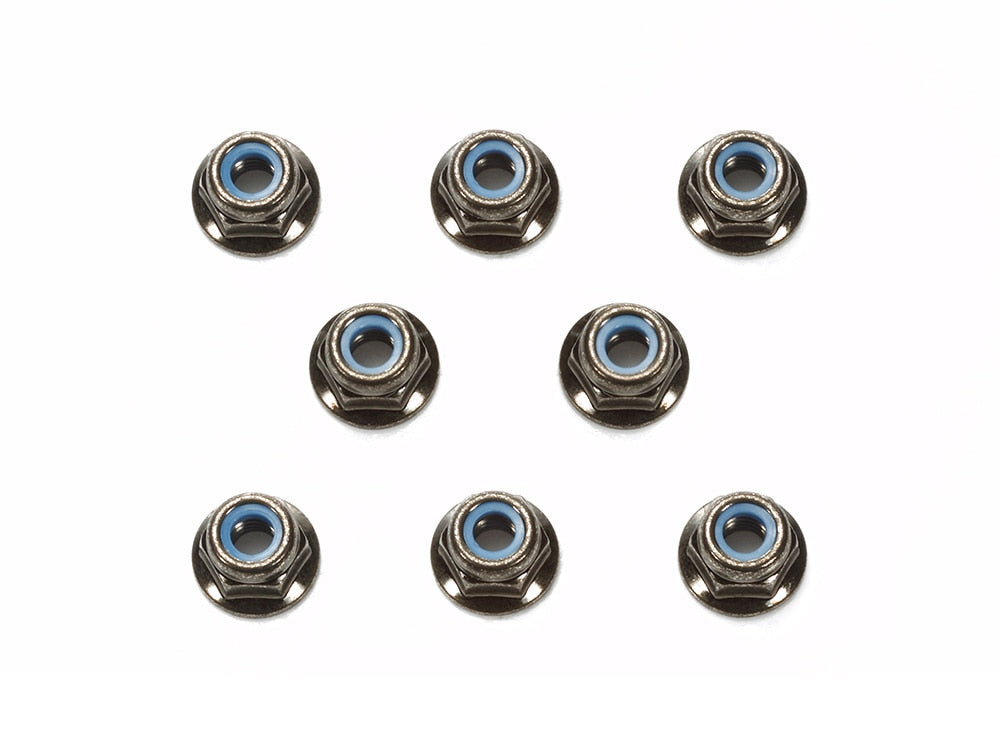 4mm Flange Lock Nut Bla *8