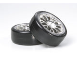 RC MESH WHEEL W/SD TIRES DRIFT 24MM