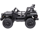 Gravity barnjeep 12V – 2 personer, metallic svart