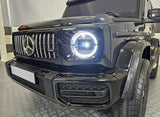 Mercedes-Benz G63 AMG 4x4 24V elbil til børn – 2 personer, metallic sort
