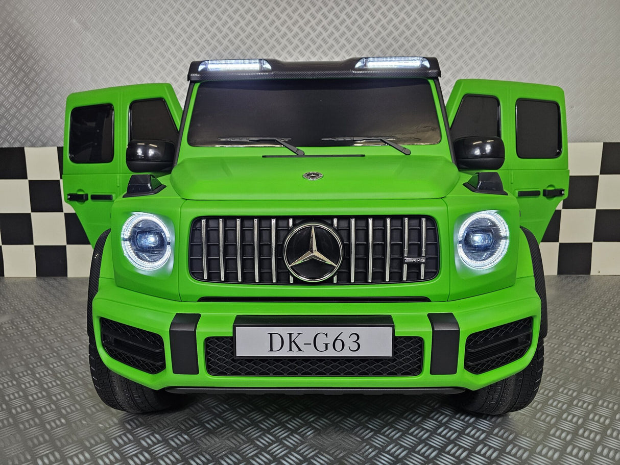 Elektrisk børnebil Mercedes G63 AMG 24 volt mat grøn