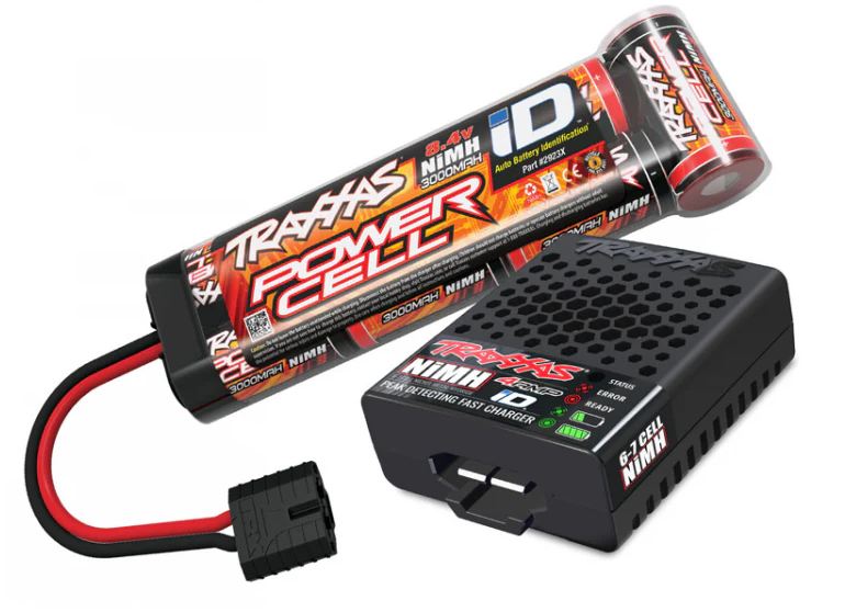 TILBUD - Traxxas Rustler Stadium Truck m. batteri og lader - 50 km/t!