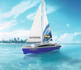 Sailboat Atlantic - radiostyrd segelbåt med backup-motorer