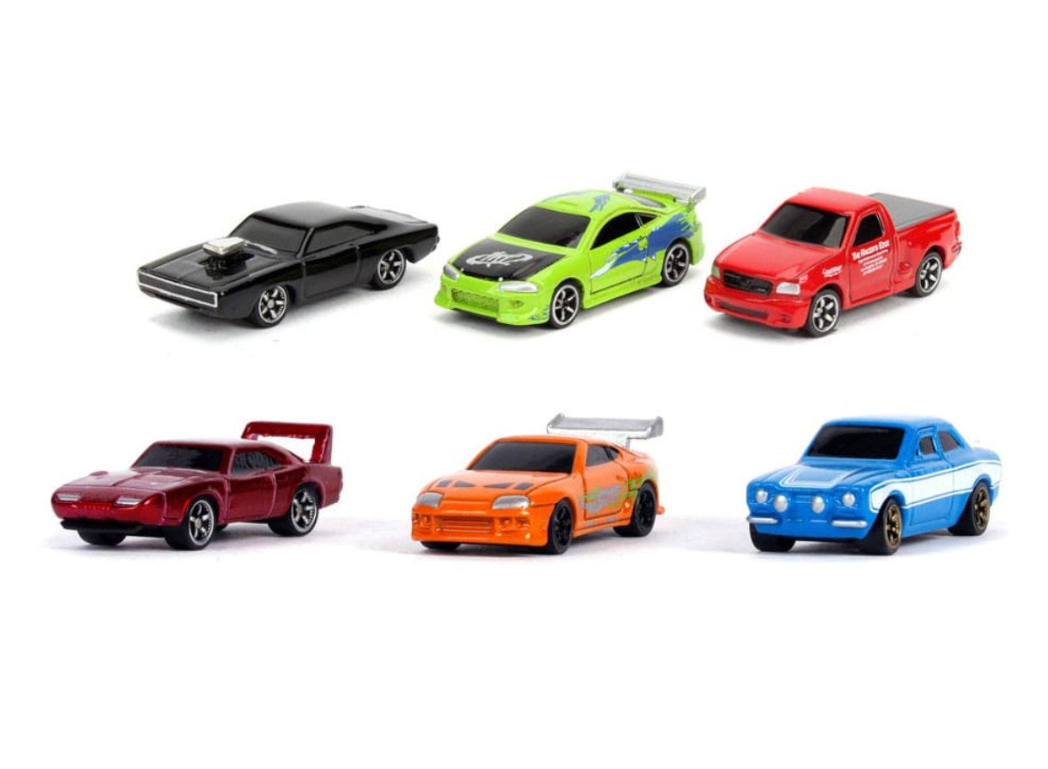 Fast & Furious – Nano Hollywood Cars Diecast Mini Bilar