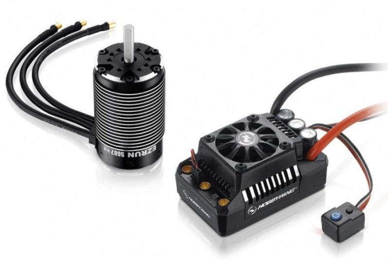 Hobbywing EZRun MAX5 Combo — 5687-1100KV Brushless ESC & Motor | 1/5 Skala | 3-8S LiPo