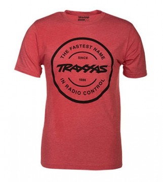 Traxxas 1359-L T-Shirt Red Circle Traxxas-logo L (Premium Fit)