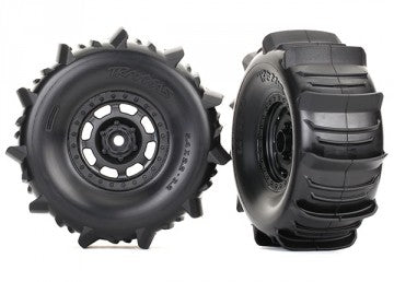 Traxxas 8475 Tires &amp; Wheels Paddle/Desert Racer (2) UDR