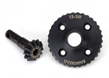 Traxxas 8287 Ring- &amp; differential pinion gear Overdrive 12/33T  TRX-4/6