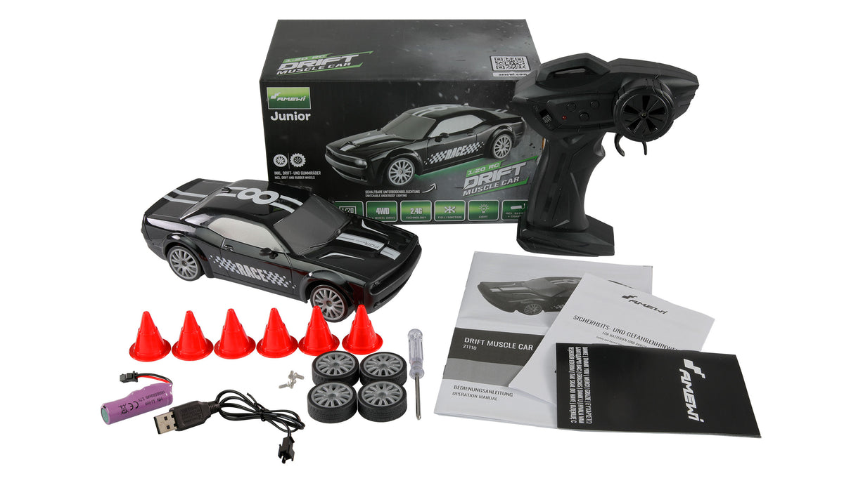 Drift Muscle Car 4WD 1:20 RTR sort