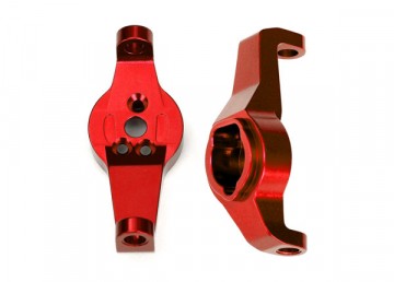 Traxxas 8232R Casterblock (Portal Drive) Alu Red L+R (2)  TRX-4/6*