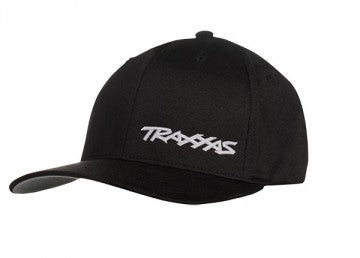 Traxxas 1187-BLW-LXL Flex Hat Curved Bill Black/White Traxxas L-XL