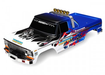 Traxxas 3653 Body BigFoot Flames Painted