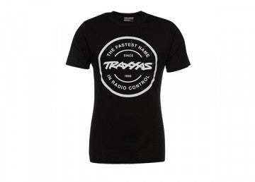Traxxas 1360-S T-Shirt Black Circle Traxxas-logo S