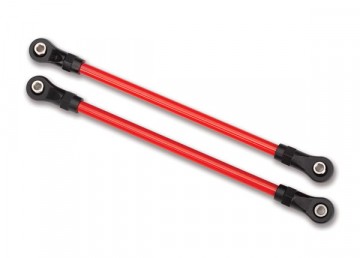 Traxxas 8145R Susp. Link Red Rear Lower Steel (2) (For Lift Kit #8140R)