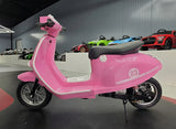 Barnscooter 24V – rosa