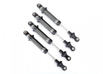 Traxxas 8160 Shocks GTS Silver (4) (Use with Lift Kit #8140)  TRX-4