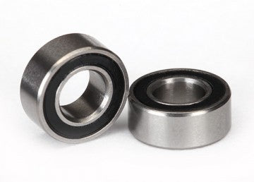 Traxxas 5115A Ball Bearing 5x10x4mm Black Rubber Seal (2)