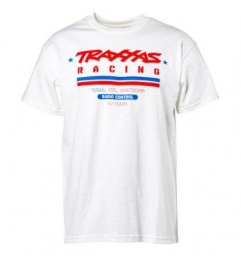 Traxxas 1383-XL T-shirt White Traxxas Racing Heritage XL