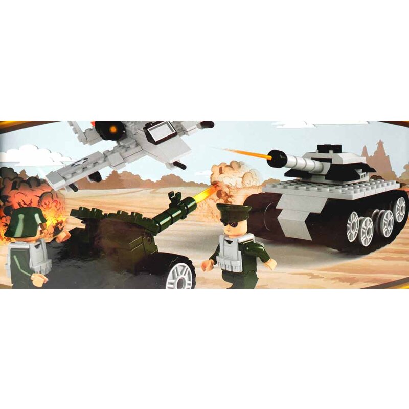 281 pcs Set Tank, Plane and Gun