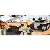 281 pcs Set Tank, Plane and Gun