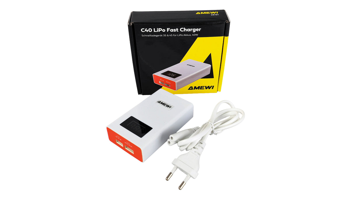 C40 Hurtiglader 3-4S LiPo 40W