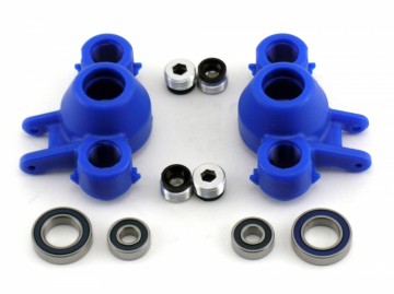 RPM Steering Block Blue (Pair) T/E-Maxx, Revo 3.3, E-Revo (Old) - 80585