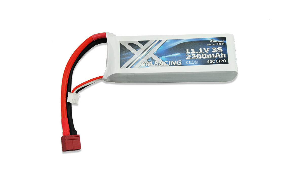 LiPo Batteri 3S 11,1V 2200mAh 40C Softcase, DEANS