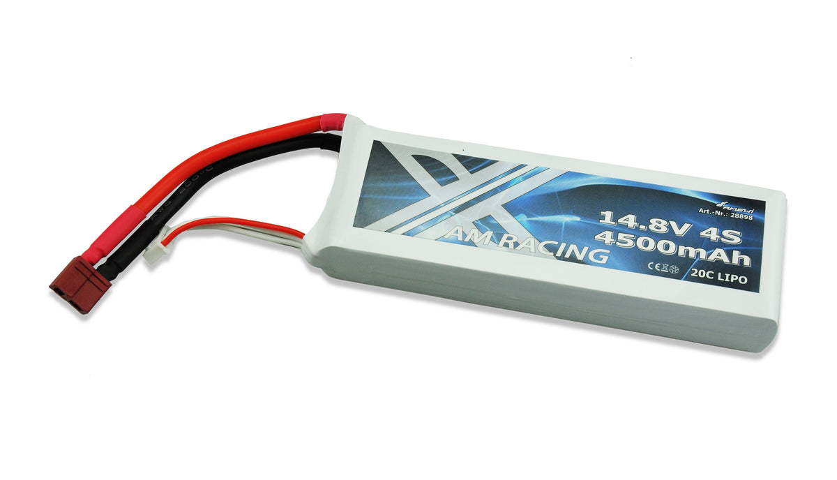 LiPo Batteri 4S 14,8V 4500mAh 20C Softcase, DEANS