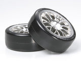 RC MESH WHEEL W/SD TIRES DRIFT 24MM