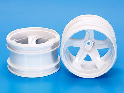 GF-01 White 5-Spoke Wheels