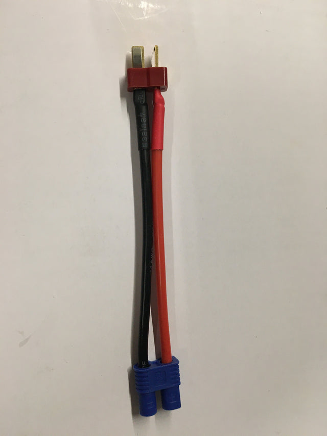 Omformer Deans male - EC3 female 100mm