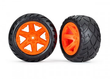 Traxxas 6768A Tires &amp; Wheels Anaconda/RXT Orange 2,8" 2WD Rear (TSM-Rated) (2)