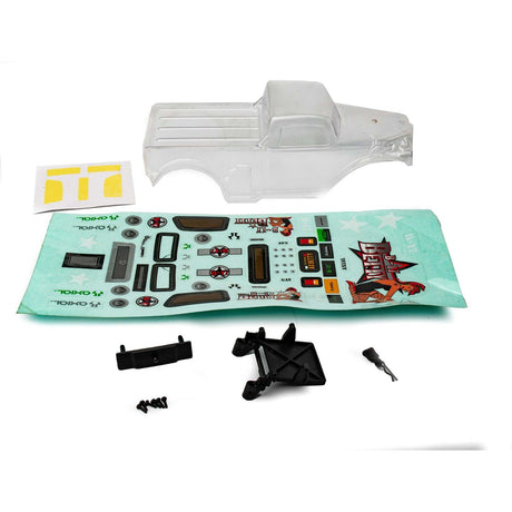 Axial Clear Body, Precut: SCX24 B-17 Betty