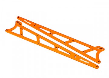 Traxxas 9462A Side Plates Wheelie Bar Alu Orange  Drag Slash