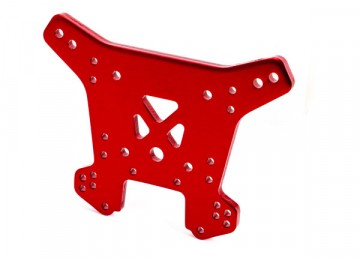 Traxxas 9538R Shock Tower Rear Alu Red Sledge