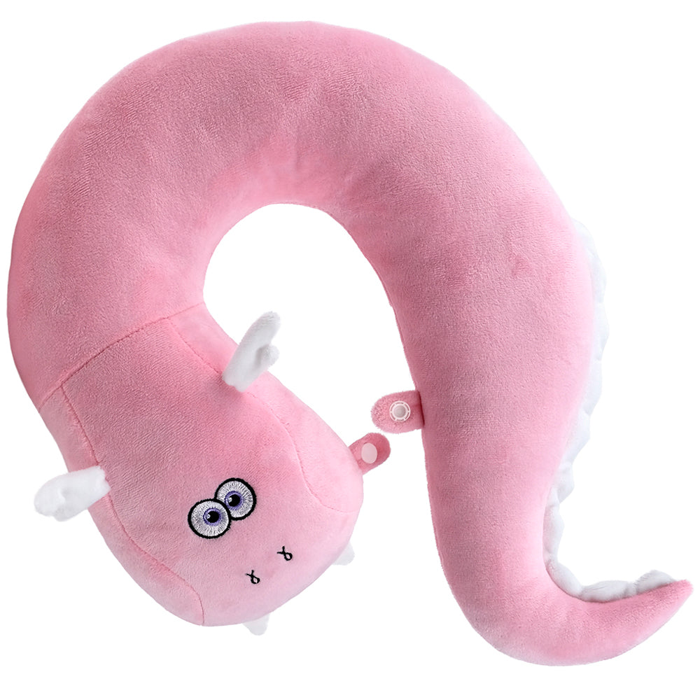 Headrest pillow WP MERCHANDISE Dragon Lily, pink, 35 cm