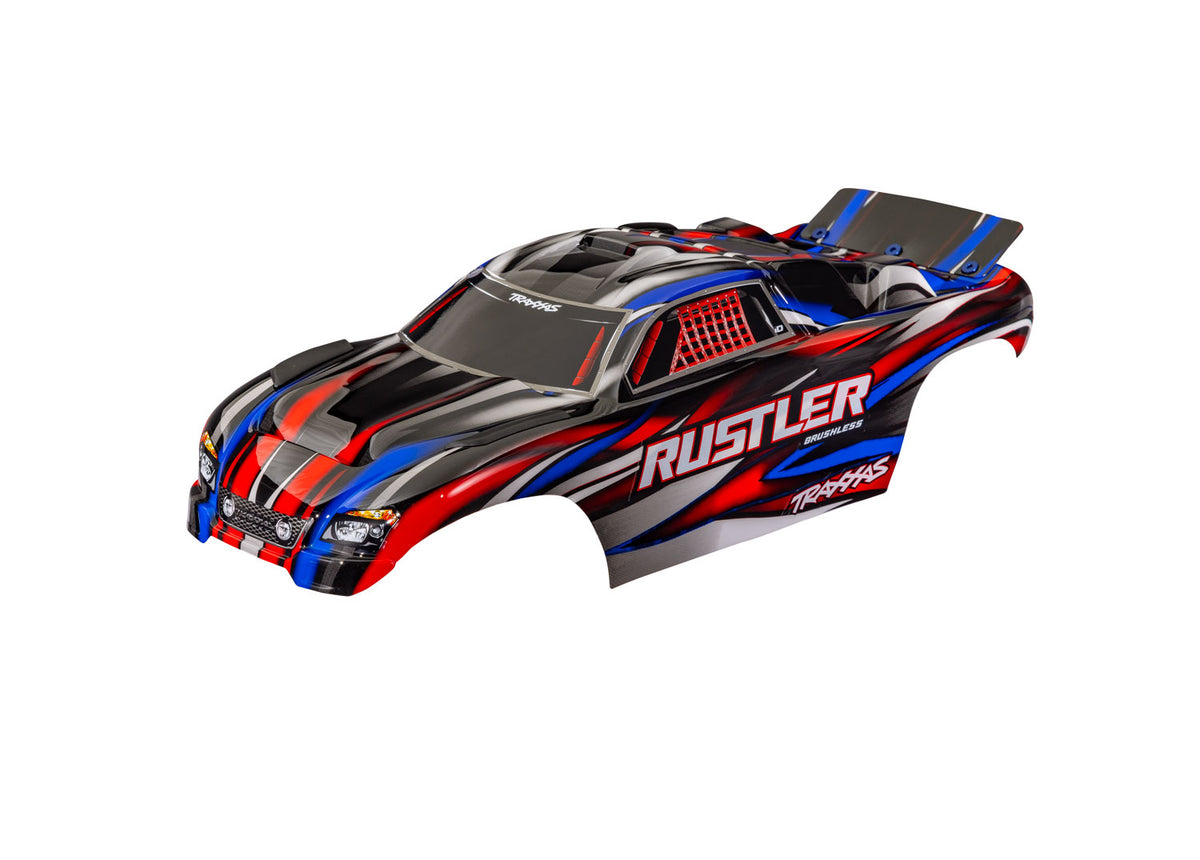 Body Rustler 2WD Clipless Red