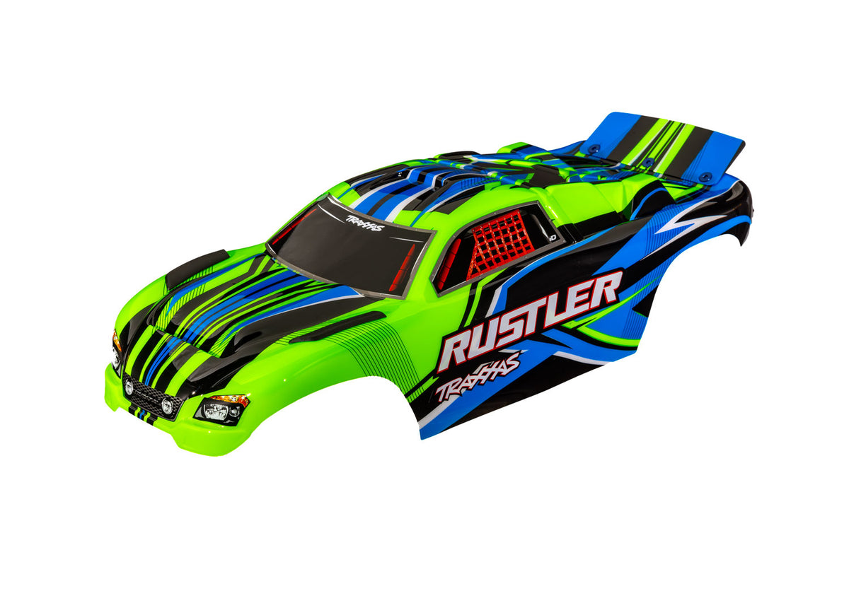 Body Rustler 2WD Clipless Green
