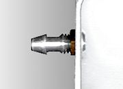 Alum. nipple fitting tanks