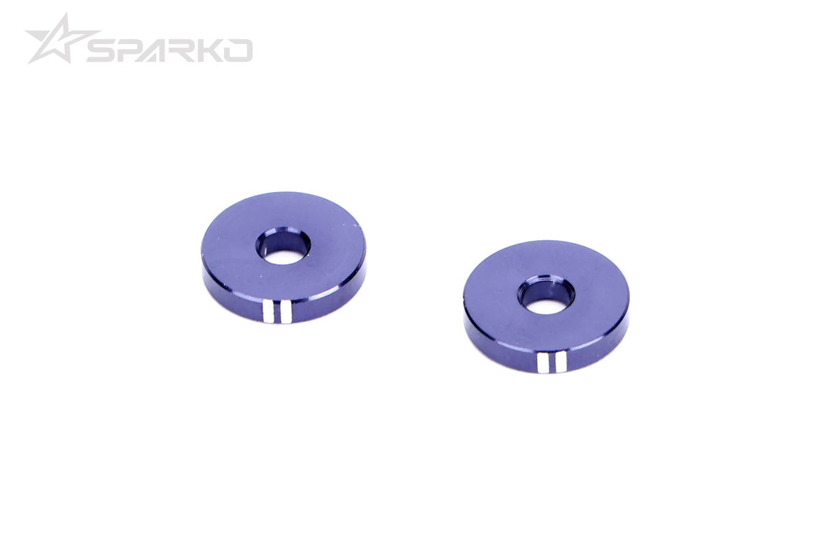 Sparko F8 7075 Aluminum Shock Ball Stud Shim 2mm (2) SE