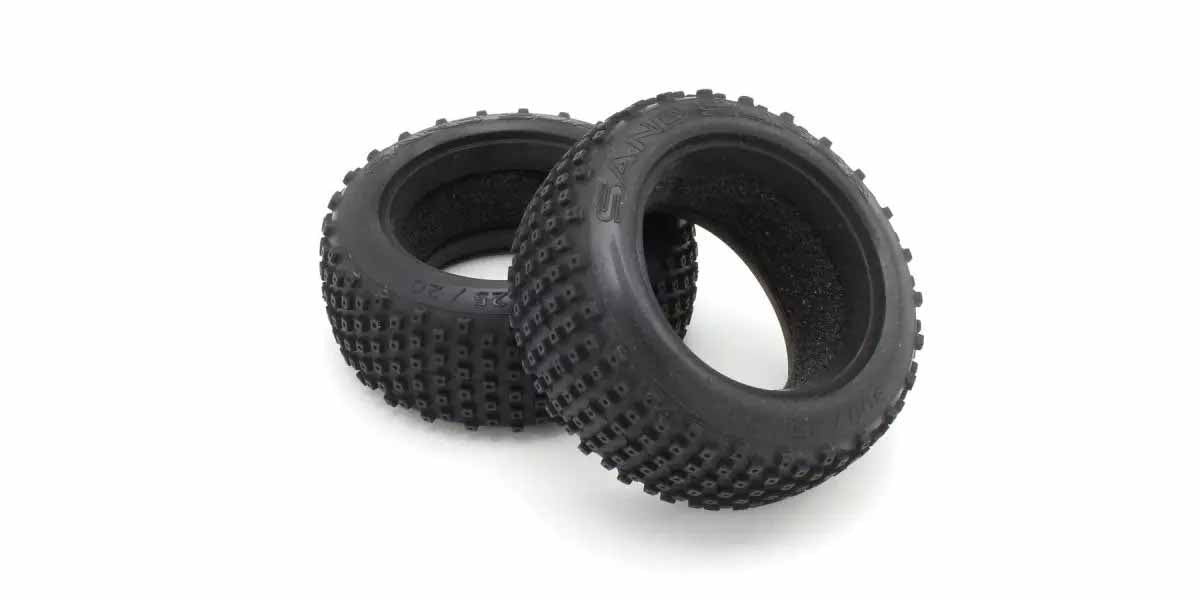 Kyosho Turbo Optima Front Medium Tires 50x83x30mm  (2) - Block type