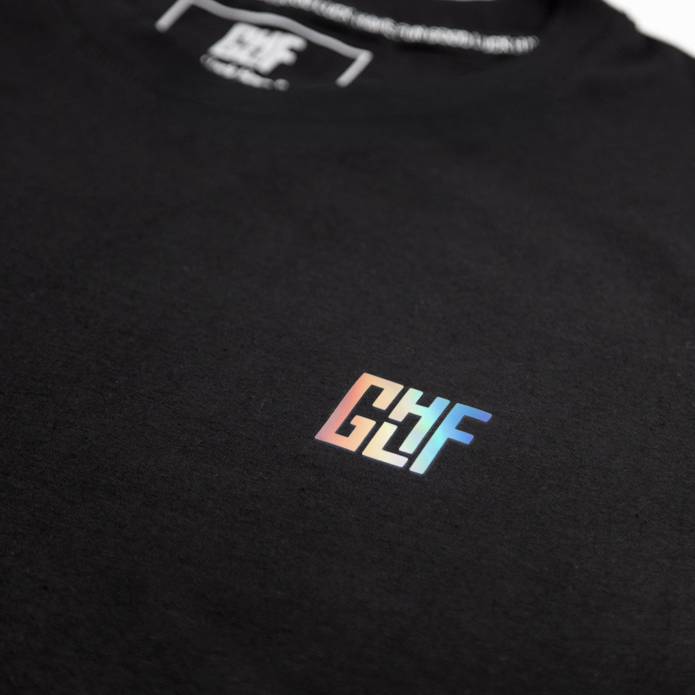 FragON - Holografic Logo Unisex T-shirt Black, XL