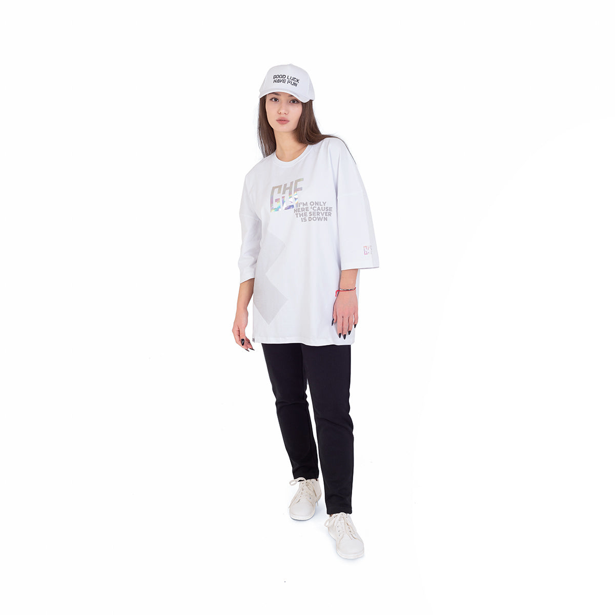 FragON - Server Down T-shirt White, S/M