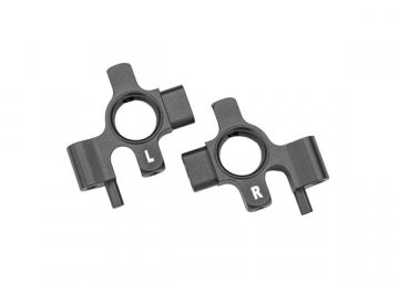 Traxxas 10537-GRAY Steering Block Alu Gray (2) 4-Tec Drift