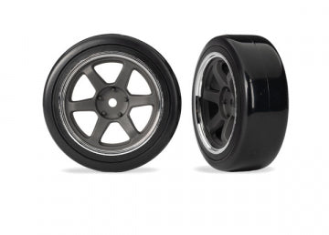 Traxxas 10577 Tires &amp; Wheels 1.9" Drift Front Indoor w/ Insert (2)