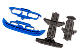Skidplates Front &amp; Rear + Front &amp; Rear Bumper Blue) Mini Rally