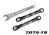 Camber Link Rear Alu Gray 56mm(cc) Complete (2) Bandit