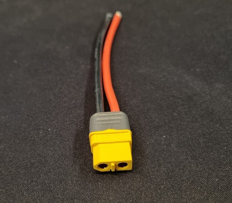 XT60 han stik med 10 cm ledning
