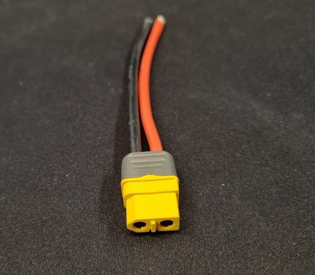XT60 han stik med 10 cm ledning